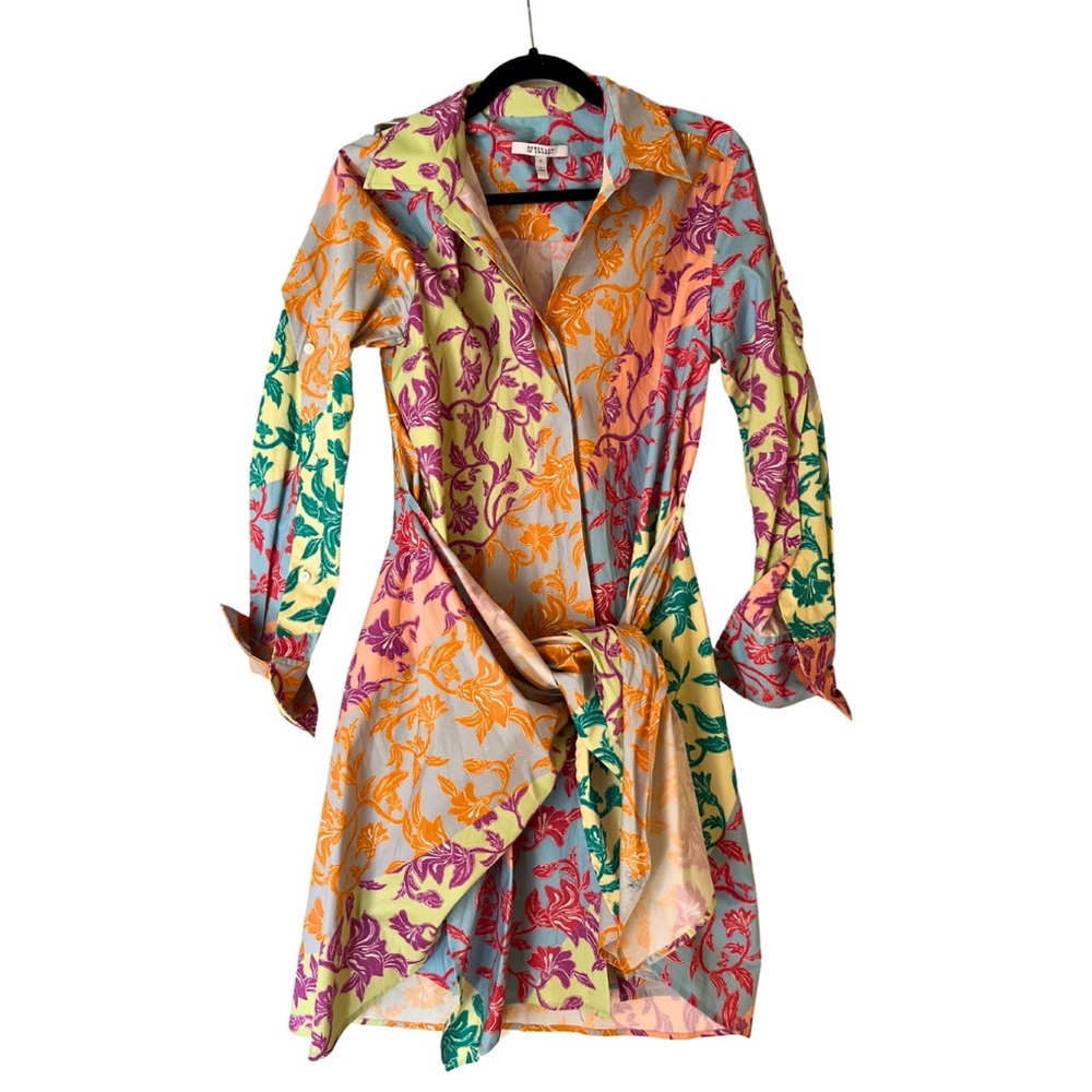 Derek Lam 10 Crosby Floral Wrap Dress